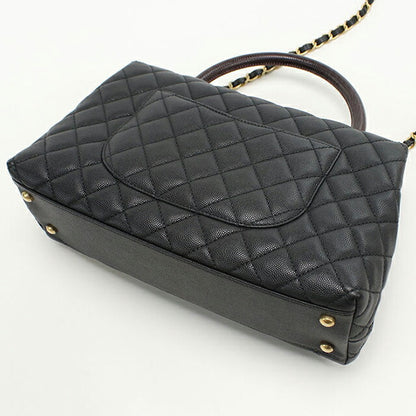 二手CHANEL手提包女士品牌CHANEL Matelasse 2WAY手提包黑色包USDCH100759011