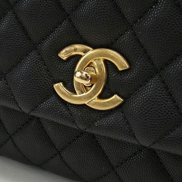 二手CHANEL手提包女士品牌CHANEL Matelasse 2WAY手提包黑色包USDCH100759011