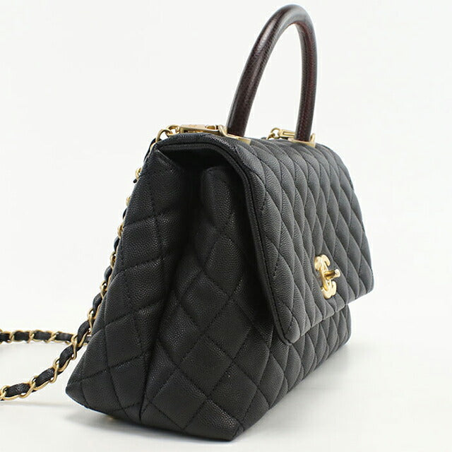 二手CHANEL手提包女士品牌CHANEL Matelasse 2WAY手提包黑色包USDCH100759011