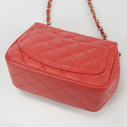 二手 CHANEL 斜挎单肩包 女士品牌 CHANEL 马特拉斯链条红色包 USDCH101009011