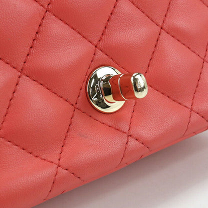 二手 CHANEL 斜挎单肩包 女士品牌 CHANEL 马特拉斯链条红色包 USDCH101009011