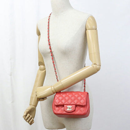 二手 CHANEL 斜挎单肩包 女士品牌 CHANEL 马特拉斯链条红色包 USDCH101009011