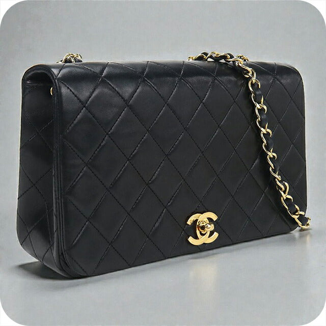 二手 CHANEL 单肩包 女士品牌 CHANEL 马特拉斯链条黑色包 USDCH101011011
