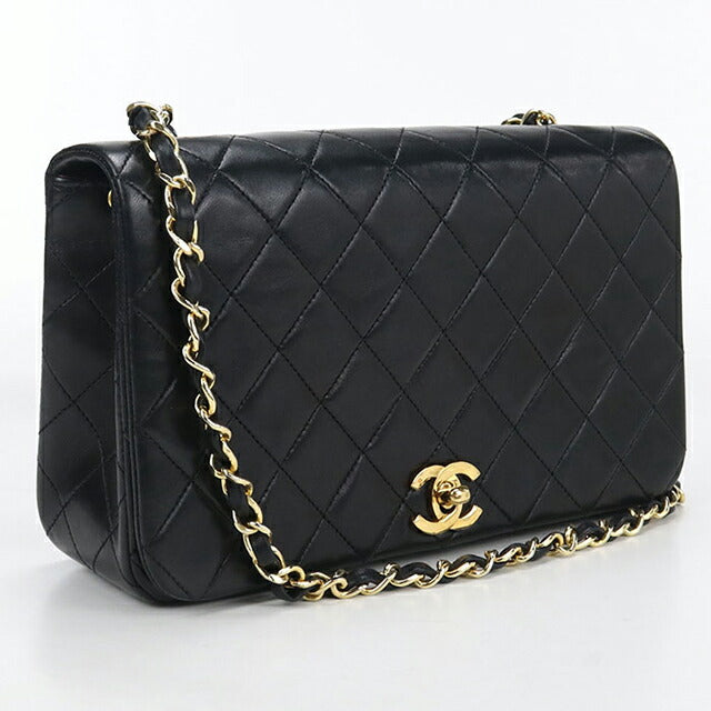 二手 CHANEL 单肩包 女士品牌 CHANEL 马特拉斯链条黑色包 USDCH101011011