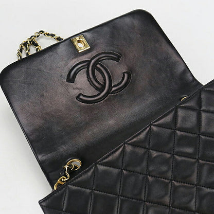 二手 CHANEL 单肩包 女士品牌 CHANEL 马特拉斯链条黑色包 USDCH101011011