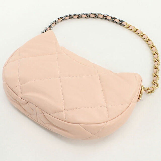 二手 Chanel 单肩包 女士品牌 CHANEL Chanel 19 链条单肩包 粉色包 USDCH101098011