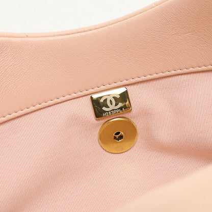 二手 Chanel 单肩包 女士品牌 CHANEL Chanel 19 链条单肩包 粉色包 USDCH101098011