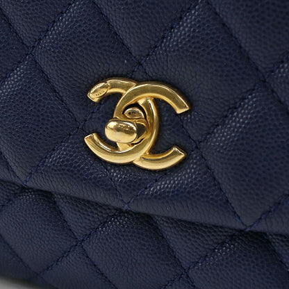 中古 シャネル ハンドバッグ レディース ブランド CHANEL マトラッセ 2WAYハンドバッグ ブルー バッグ USDCH101261011