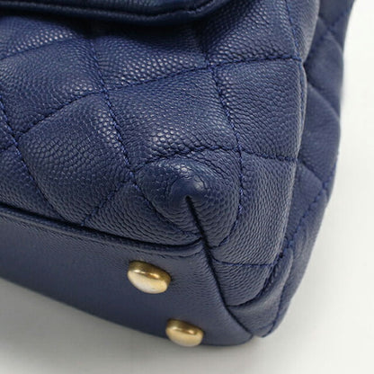 中古 シャネル ハンドバッグ レディース ブランド CHANEL マトラッセ 2WAYハンドバッグ ブルー バッグ USDCH101261011