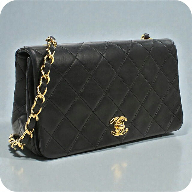 中古 シャネル ショルダーバッグ レディース ブランド CHANEL マトラッセ チェーンショルダーバッグ ブラック バッグ USDCH101270011