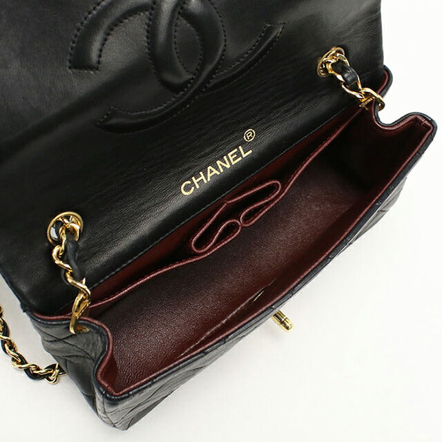 中古 シャネル ショルダーバッグ レディース ブランド CHANEL マトラッセ チェーンショルダーバッグ ブラック バッグ USDCH101270011