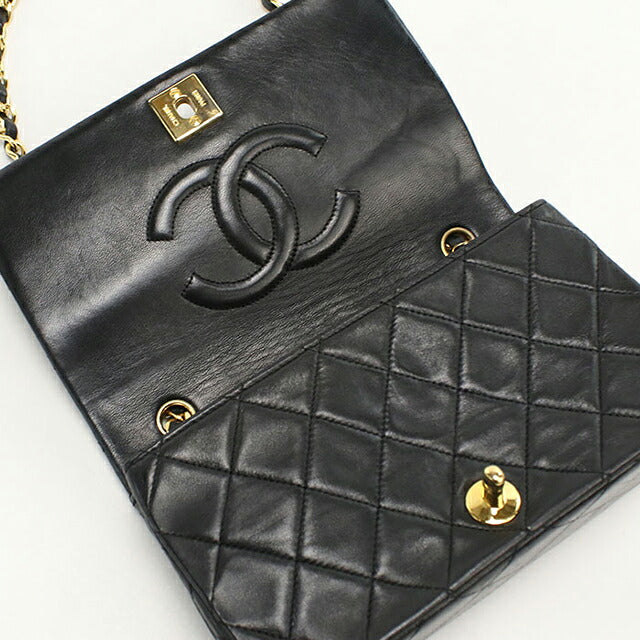 中古 シャネル ショルダーバッグ レディース ブランド CHANEL マトラッセ チェーンショルダーバッグ ブラック バッグ USDCH101270011