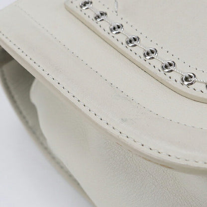 中古 シャネル 斜め掛け ショルダーバッグ レディース ブランド CHANEL チェーン レザー ホワイト バッグ USDCH101305011