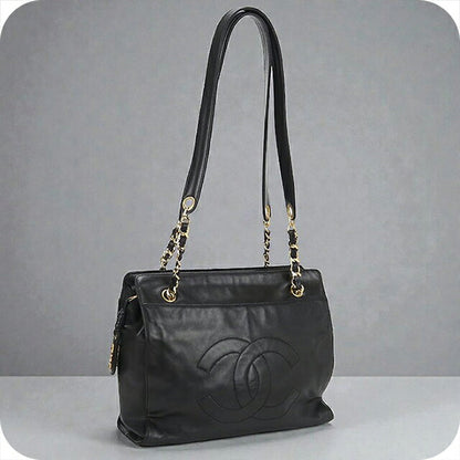 二手 CHANEL 手提包 女士品牌 CHANEL 链条黑色包 USDCH101397011
