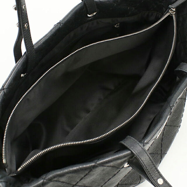 Used CHANEL tote bag ladies brand CHANEL on the road leather A48019 black bag USDCH101561011