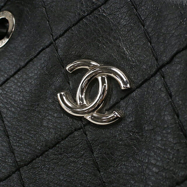 Used CHANEL tote bag ladies brand CHANEL on the road leather A48019 black bag USDCH101561011