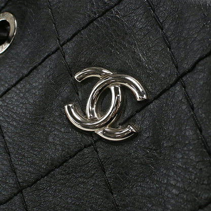 Used CHANEL tote bag ladies brand CHANEL on the road leather A48019 black bag USDCH101561011