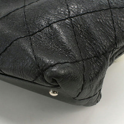 Used CHANEL tote bag ladies brand CHANEL on the road leather A48019 black bag USDCH101561011