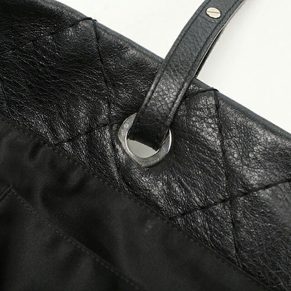 Used CHANEL tote bag ladies brand CHANEL on the road leather A48019 black bag USDCH101561011