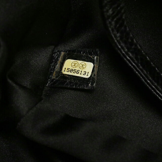 Used CHANEL tote bag ladies brand CHANEL on the road leather A48019 black bag USDCH101561011
