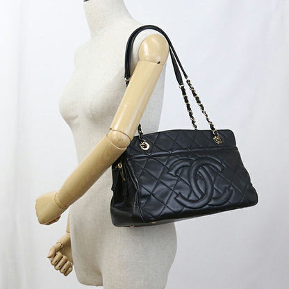 二手 CHANEL 手提包 女士品牌 CHANEL 马特拉斯链条黑色包 USDCH101562011