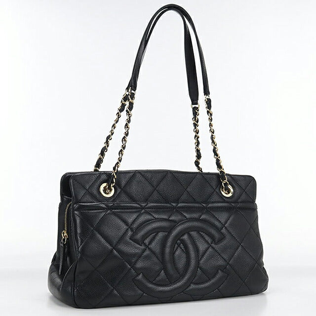 二手 CHANEL 手提包 女士品牌 CHANEL 马特拉斯链条黑色包 USDCH101562011
