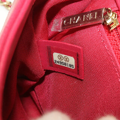 中古 シャネル 斜め掛け ショルダーバッグ レディース ブランド CHANEL シェブロン チェーン　2WAY レザー ピンク バッグ USDCH101583011