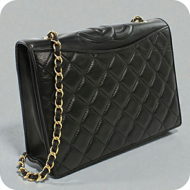 二手 CHANEL 单肩包 女士品牌 CHANEL 马特拉斯链条黑色包 USDCH101747011