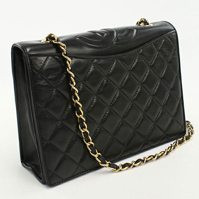 二手 CHANEL 单肩包 女士品牌 CHANEL 马特拉斯链条黑色包 USDCH101747011