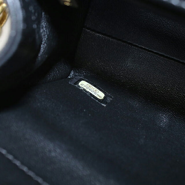 中古 シャネル ショルダーバッグ レディース ブランド CHANEL シェブロン チェーンショルダーバッグ レザー ブラック バッグ USDCH101809011