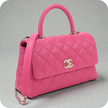 中古 シャネル ハンドバッグ レディース ブランド CHANEL ココハンドル24 2WAY ピンク バッグ USDCH101811011