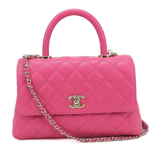 中古 シャネル ハンドバッグ レディース ブランド CHANEL ココハンドル24 2WAY ピンク バッグ USDCH101811011