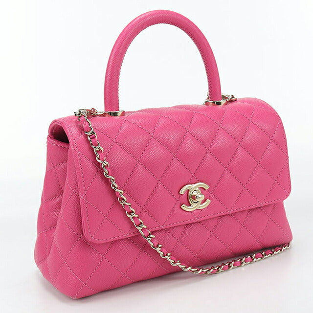 中古 シャネル ハンドバッグ レディース ブランド CHANEL ココハンドル24 2WAY ピンク バッグ USDCH101811011