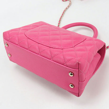 中古 シャネル ハンドバッグ レディース ブランド CHANEL ココハンドル24 2WAY ピンク バッグ USDCH101811011