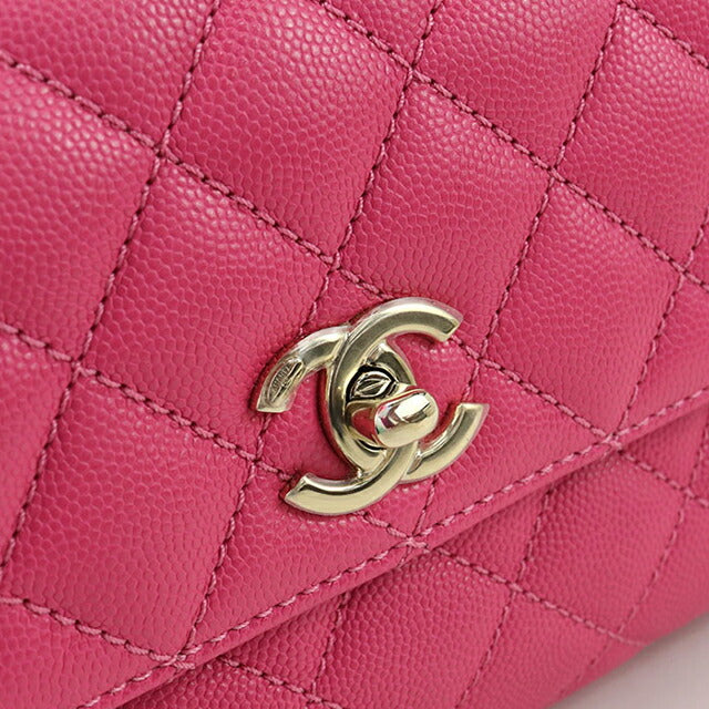 中古 シャネル ハンドバッグ レディース ブランド CHANEL ココハンドル24 2WAY ピンク バッグ USDCH101811011