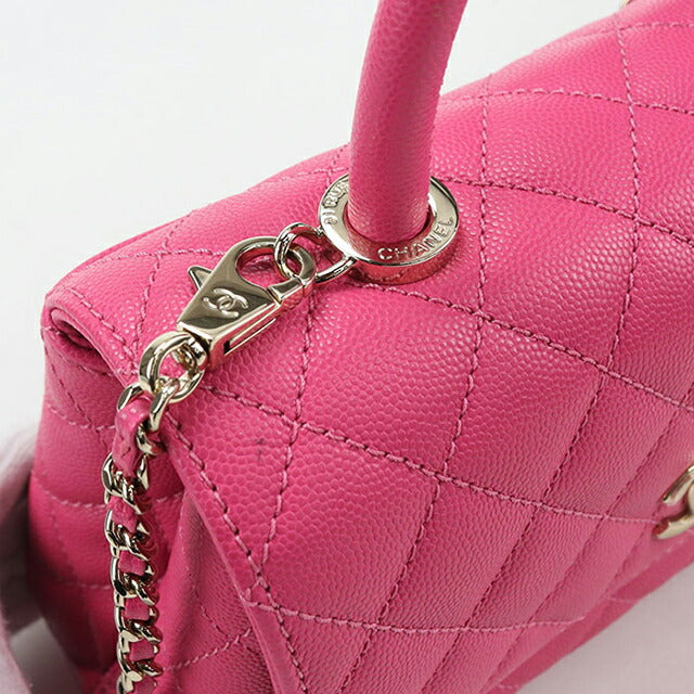 中古 シャネル ハンドバッグ レディース ブランド CHANEL ココハンドル24 2WAY ピンク バッグ USDCH101811011