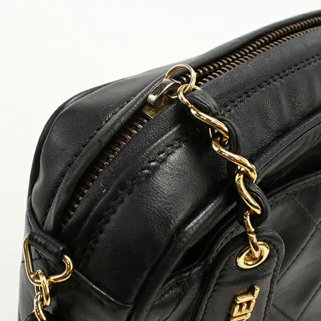 Used CHANEL shoulder bag ladies brand CHANEL Matelasse chain shoulder bag black bag USDCH103388011
