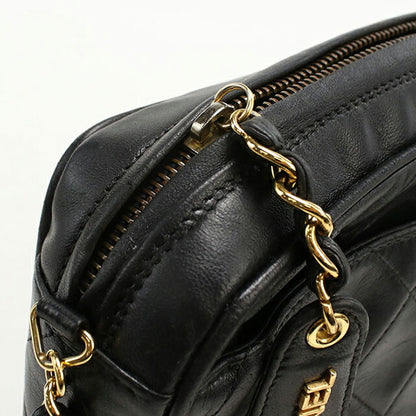 Used CHANEL shoulder bag ladies brand CHANEL Matelasse chain shoulder bag black bag USDCH103388011
