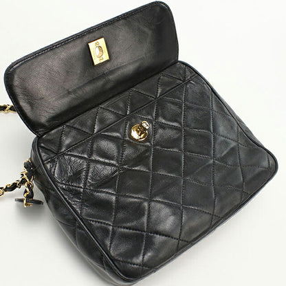 Used CHANEL shoulder bag ladies brand CHANEL Matelasse chain shoulder bag black bag USDCH103388011