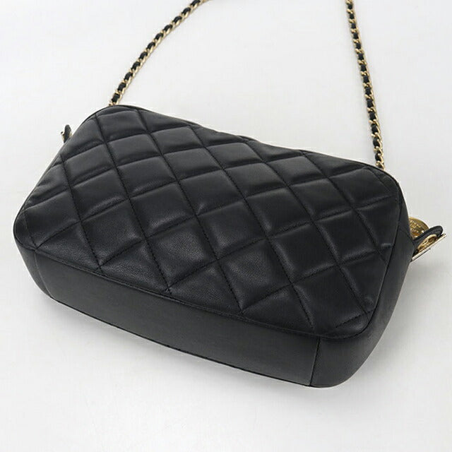 中古 シャネル 斜め掛け ショルダーバッグ レディース ブランド CHANEL マトラッセ チェーン ブラック バッグ USDCH103390011