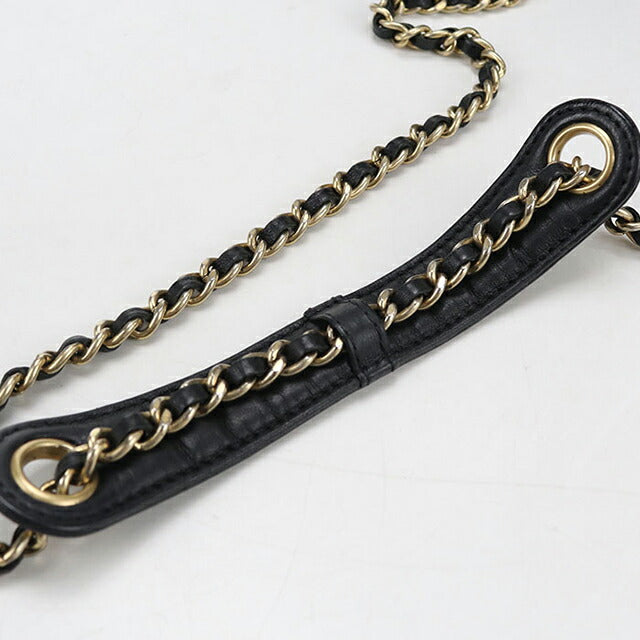中古 シャネル 斜め掛け ショルダーバッグ レディース ブランド CHANEL マトラッセ チェーン ブラック バッグ USDCH103390011