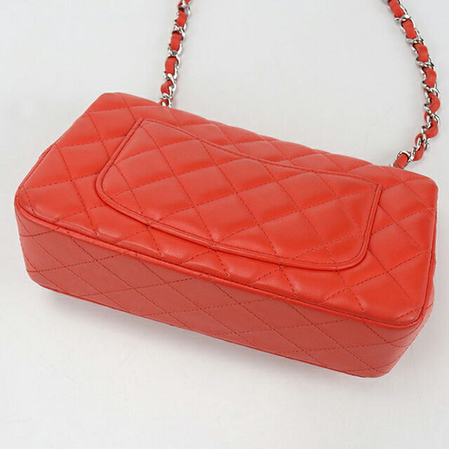 二手 CHANEL 斜挎单肩包 女士品牌 CHANEL 马特拉斯链条红色包 USDCH103392011