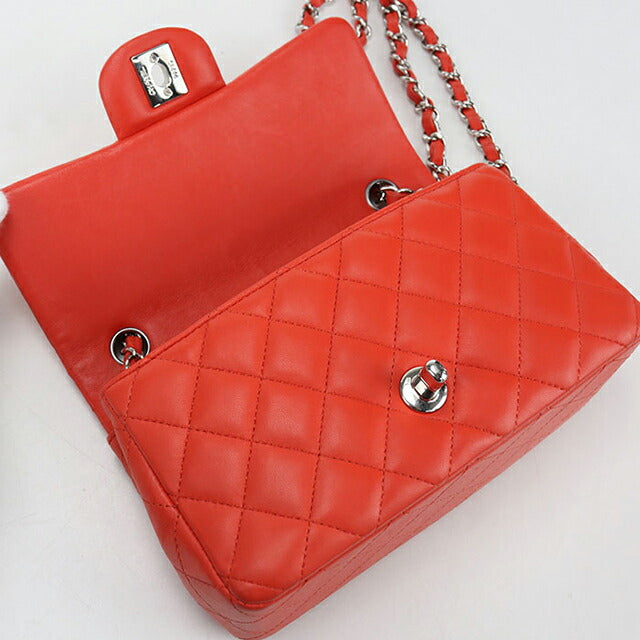 二手 CHANEL 斜挎单肩包 女士品牌 CHANEL 马特拉斯链条红色包 USDCH103392011