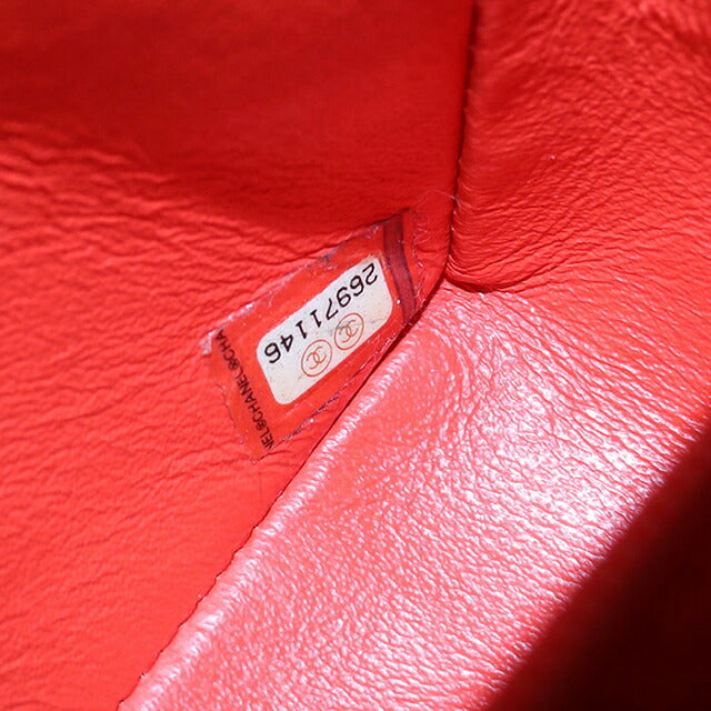 二手 CHANEL 斜挎单肩包 女士品牌 CHANEL 马特拉斯链条红色包 USDCH103392011