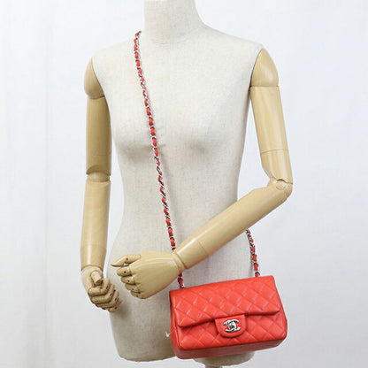 二手 CHANEL 斜挎单肩包 女士品牌 CHANEL 马特拉斯链条红色包 USDCH103392011