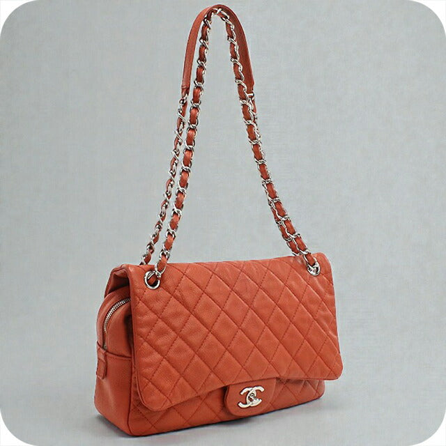 中古 シャネル ショルダーバッグ レディース ブランド CHANEL マトラッセ チェーン オレンジ バッグ USDCH103399011
