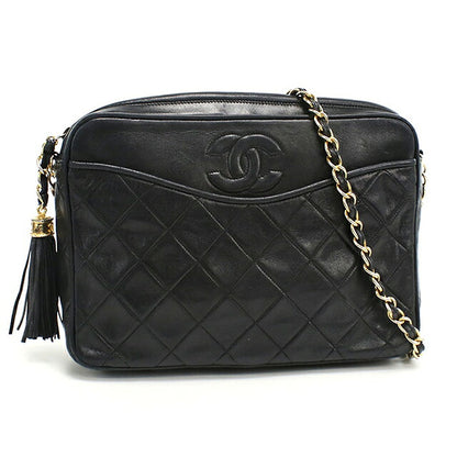 中古 シャネル ショルダーバッグ レディース ブランド CHANEL マトラッセ チェーンショルダーバッグ ブラック バッグ USDCH103411011
