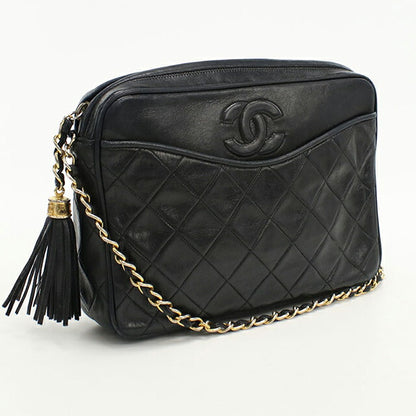 中古 シャネル ショルダーバッグ レディース ブランド CHANEL マトラッセ チェーンショルダーバッグ ブラック バッグ USDCH103411011