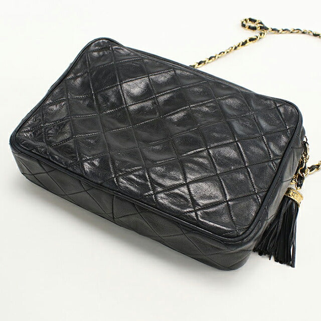 中古 シャネル ショルダーバッグ レディース ブランド CHANEL マトラッセ チェーンショルダーバッグ ブラック バッグ USDCH103411011
