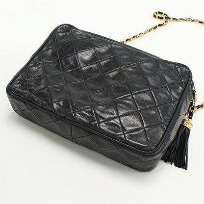 中古 シャネル ショルダーバッグ レディース ブランド CHANEL マトラッセ チェーンショルダーバッグ ブラック バッグ USDCH103411011